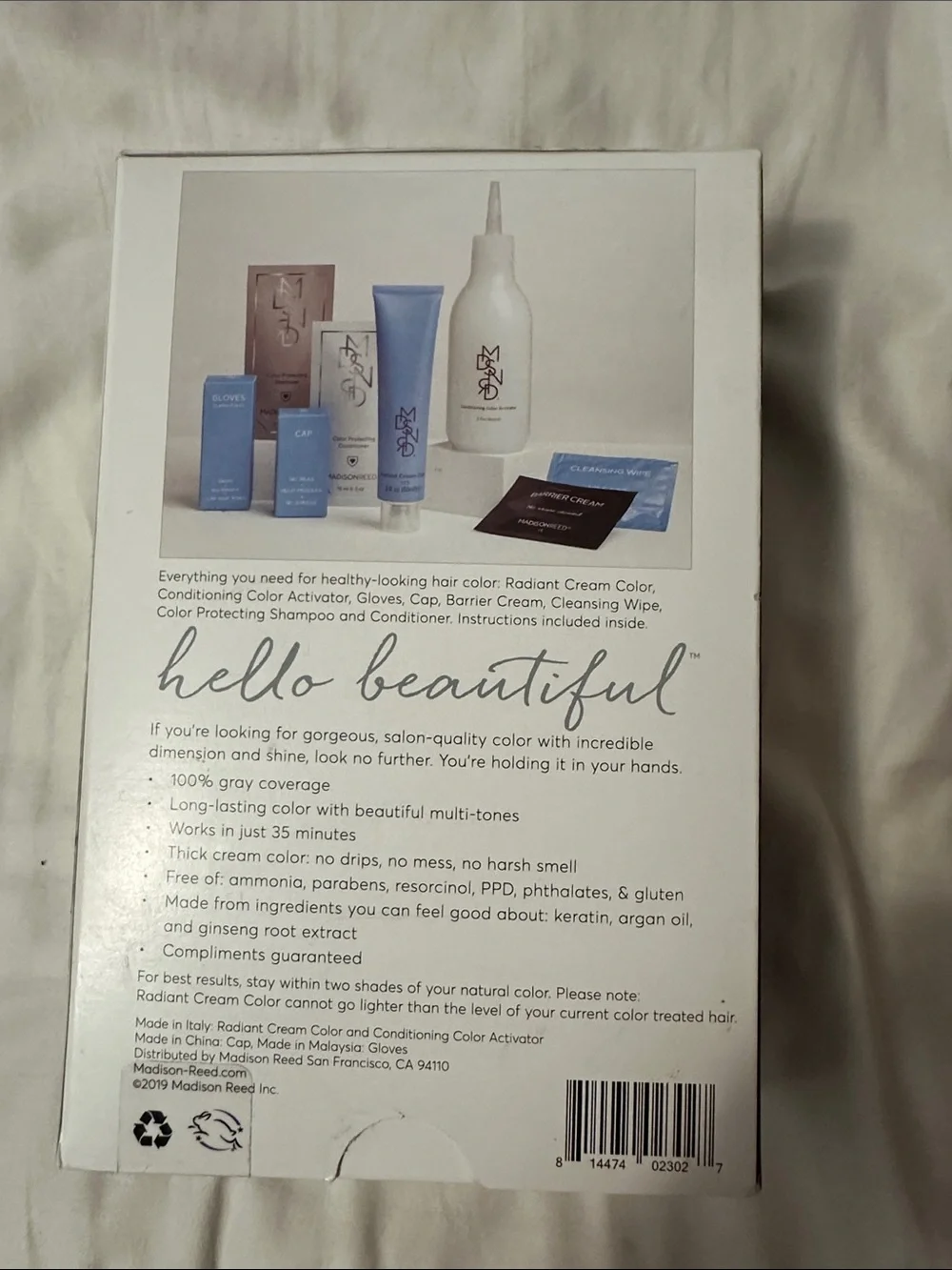 Madison Radiant Hair Color Kit 3NNA Deep Cool Black | New Sealed